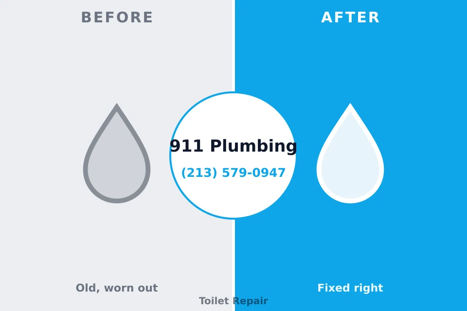 Before and after: plumbing company Dundee, MI